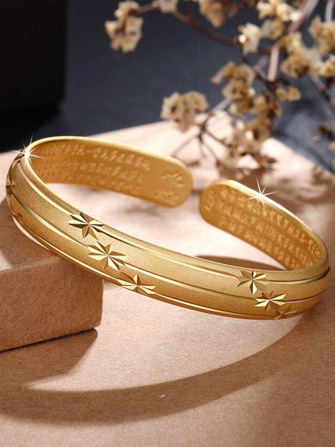 myki gold-plated cuff bracelet