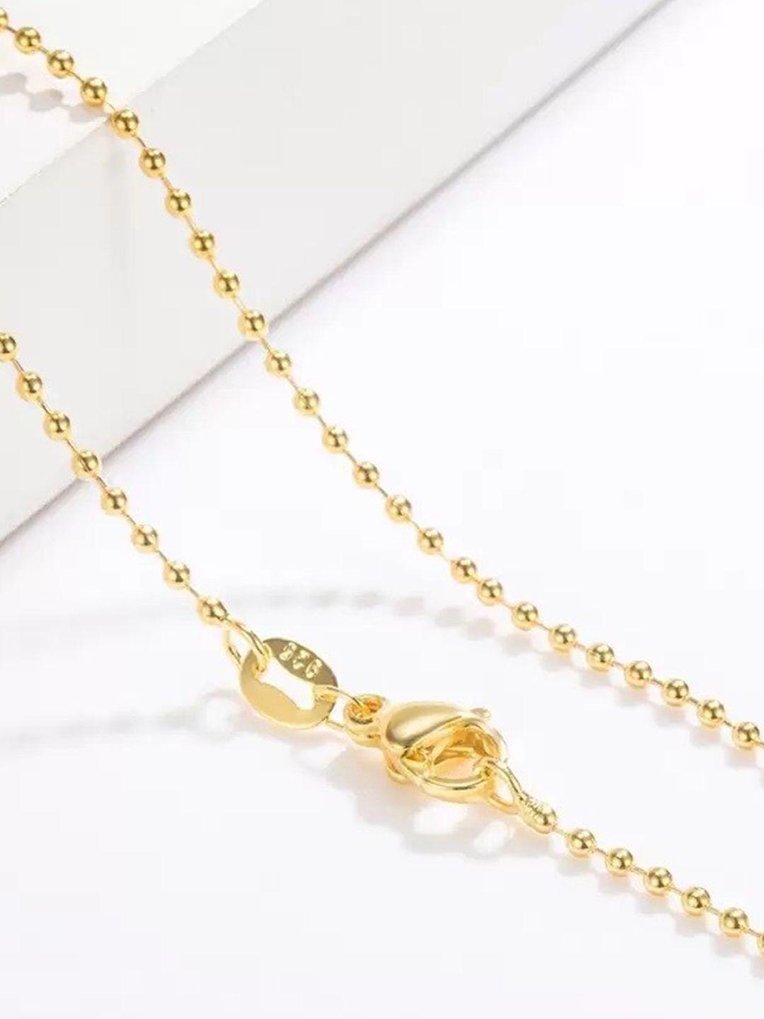 myki unisex gold-toned gold-plated chain