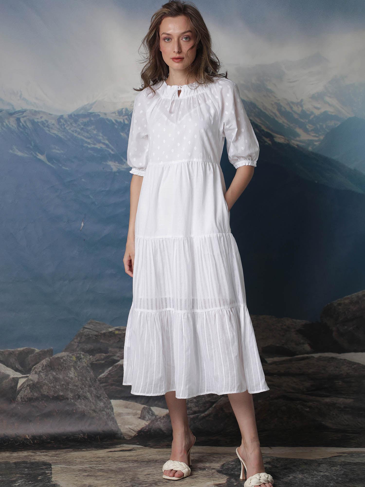 myle white dress