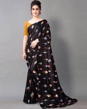 mysore silk printed saree
