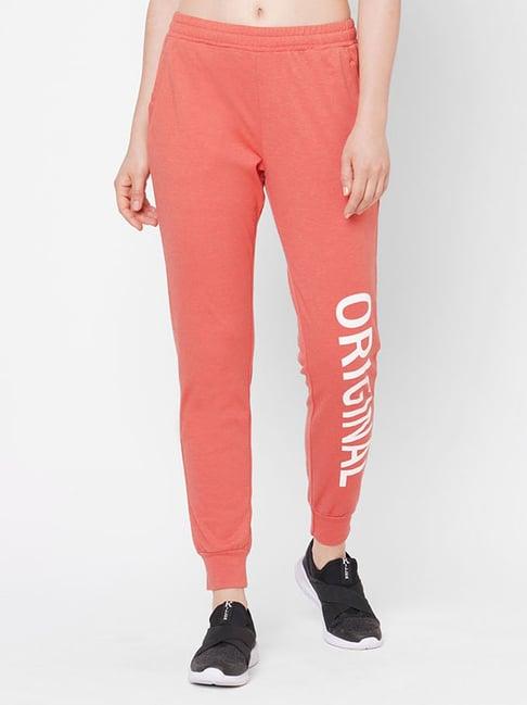 mystere paris orange graphic print joggers