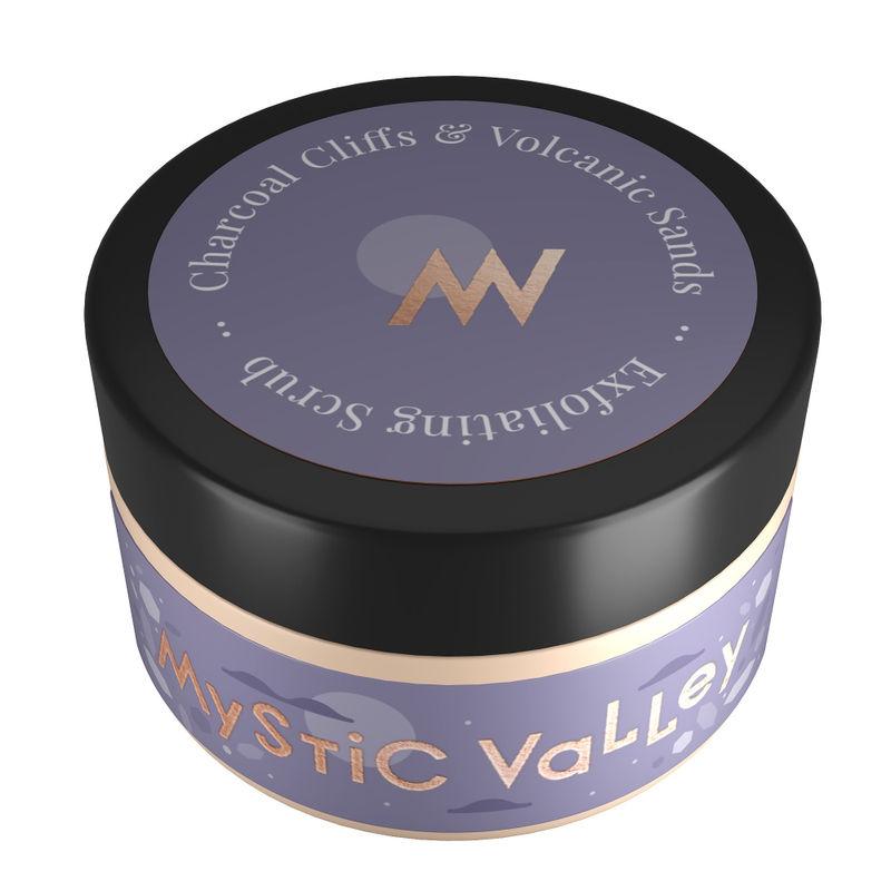mystic valley charcoal cliffs & volcanic sands exfoliating scrub