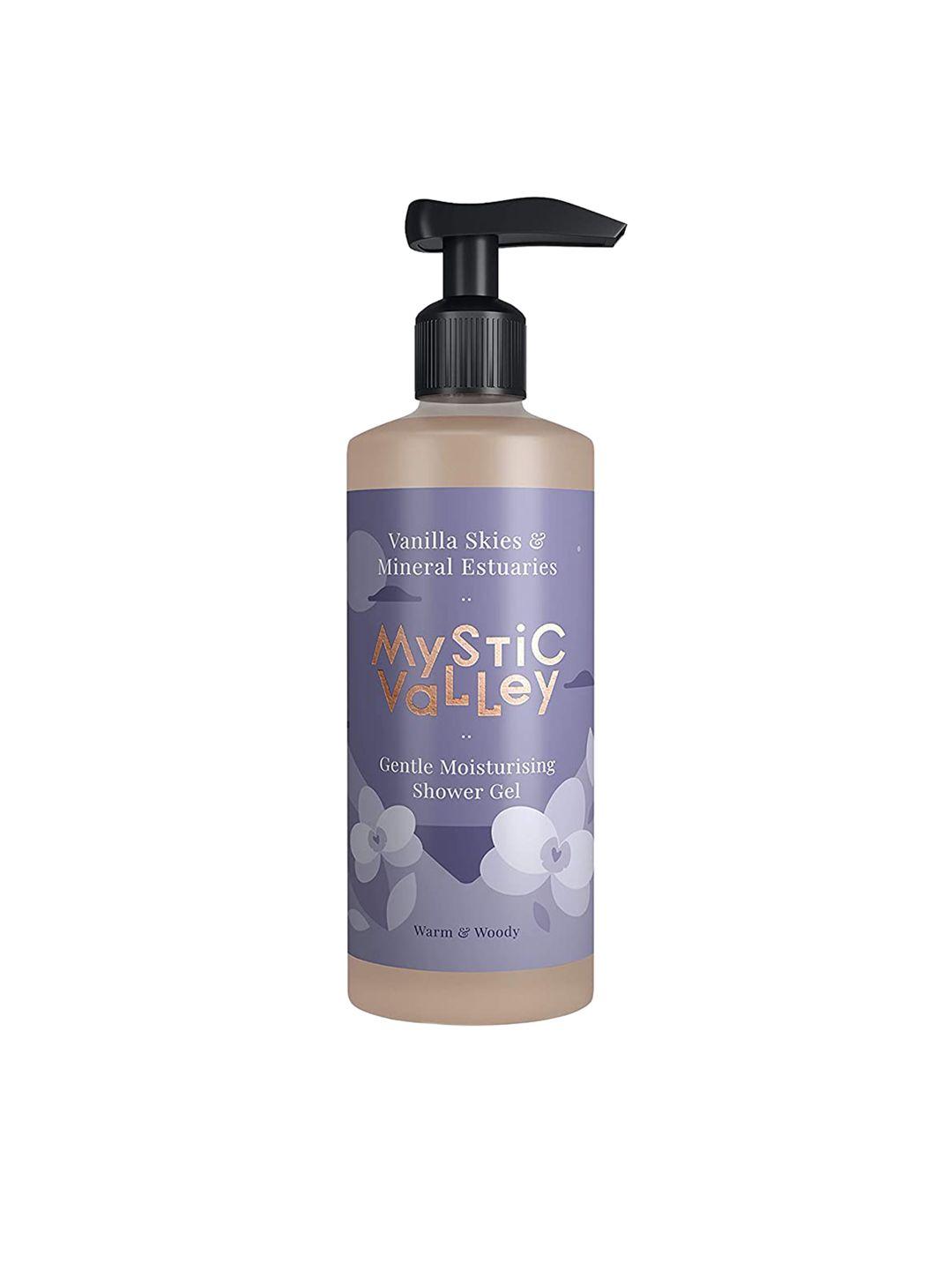 mystic valley shower gel with warm vanilla and vitamin e - 350ml