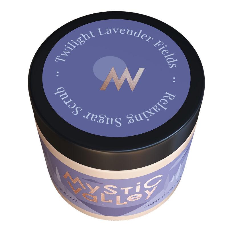 mystic valley twilight lavender fields relaxing sugar scrub