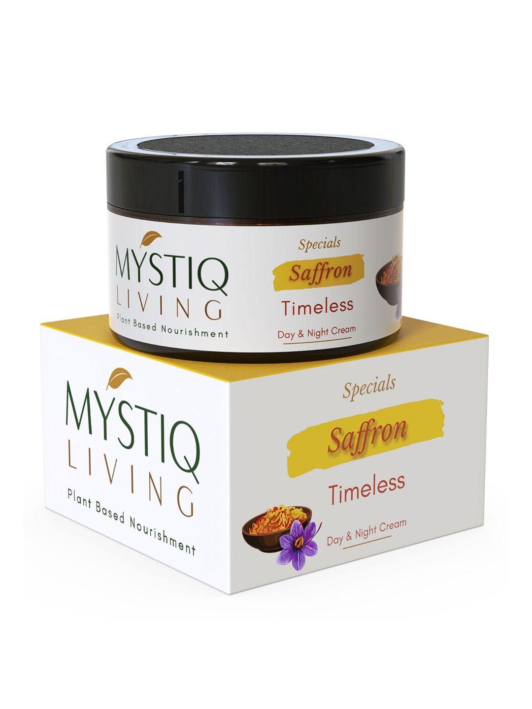 mystiq living saffron anti aging & anti wrinkle face cream - 50g