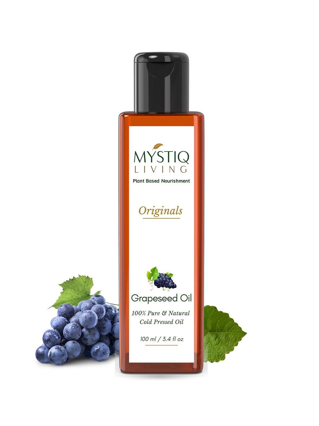 mystiq living cold pressed grapeseed oil (cold pressed) - 100 ml