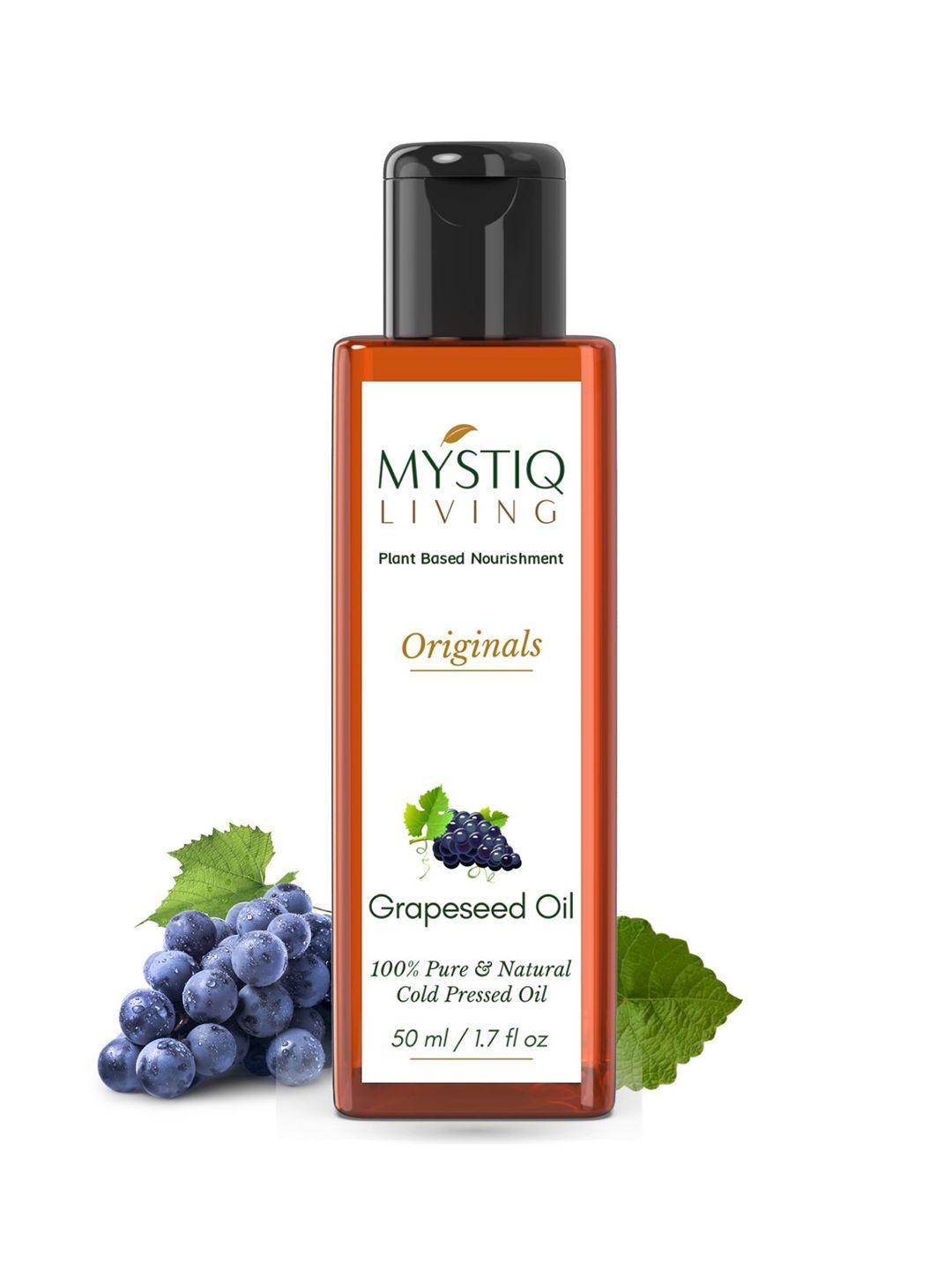 mystiq living cold pressed grapeseed oil - 50 ml