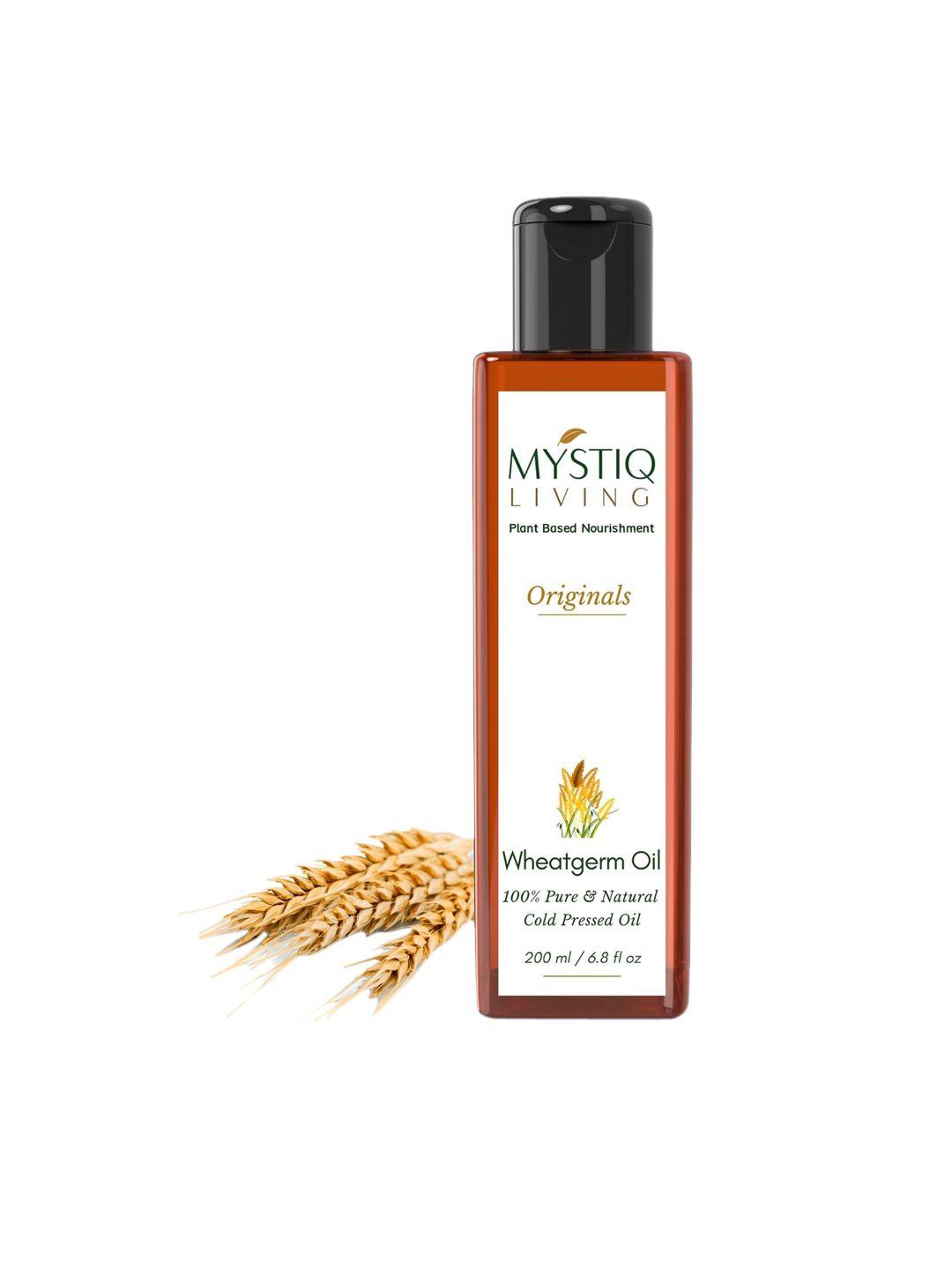 mystiq living cold pressed wheat germ oil - 200 ml