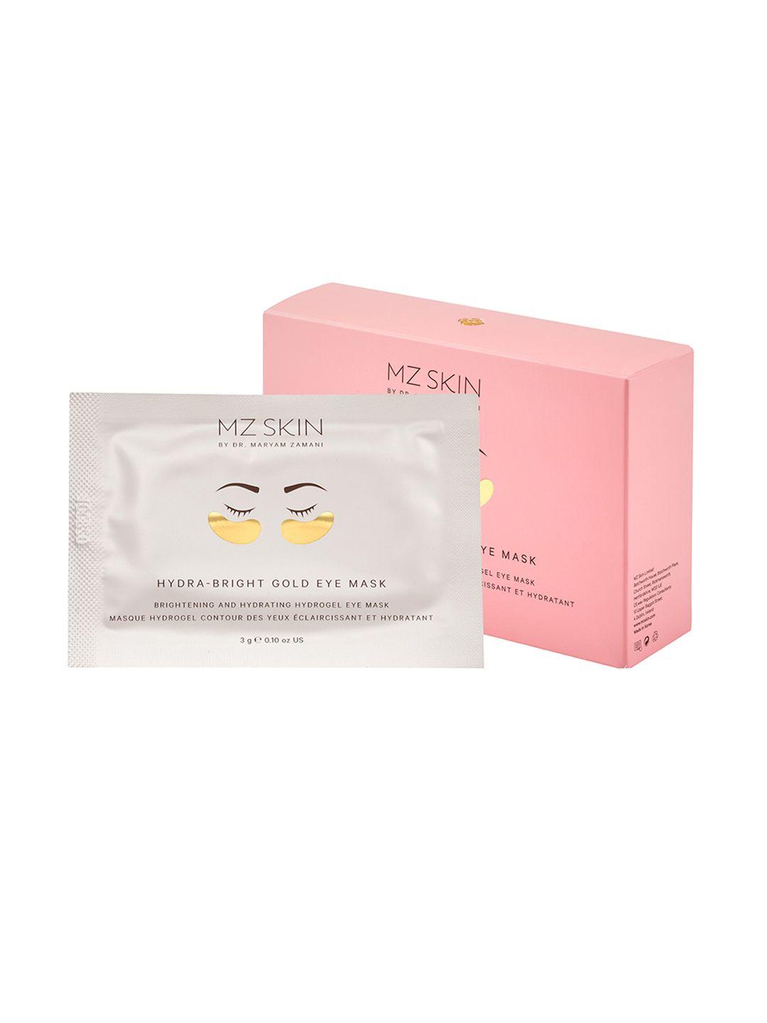 mz skin hydra-bright gold hydrogel eye mask - 5 x 3g