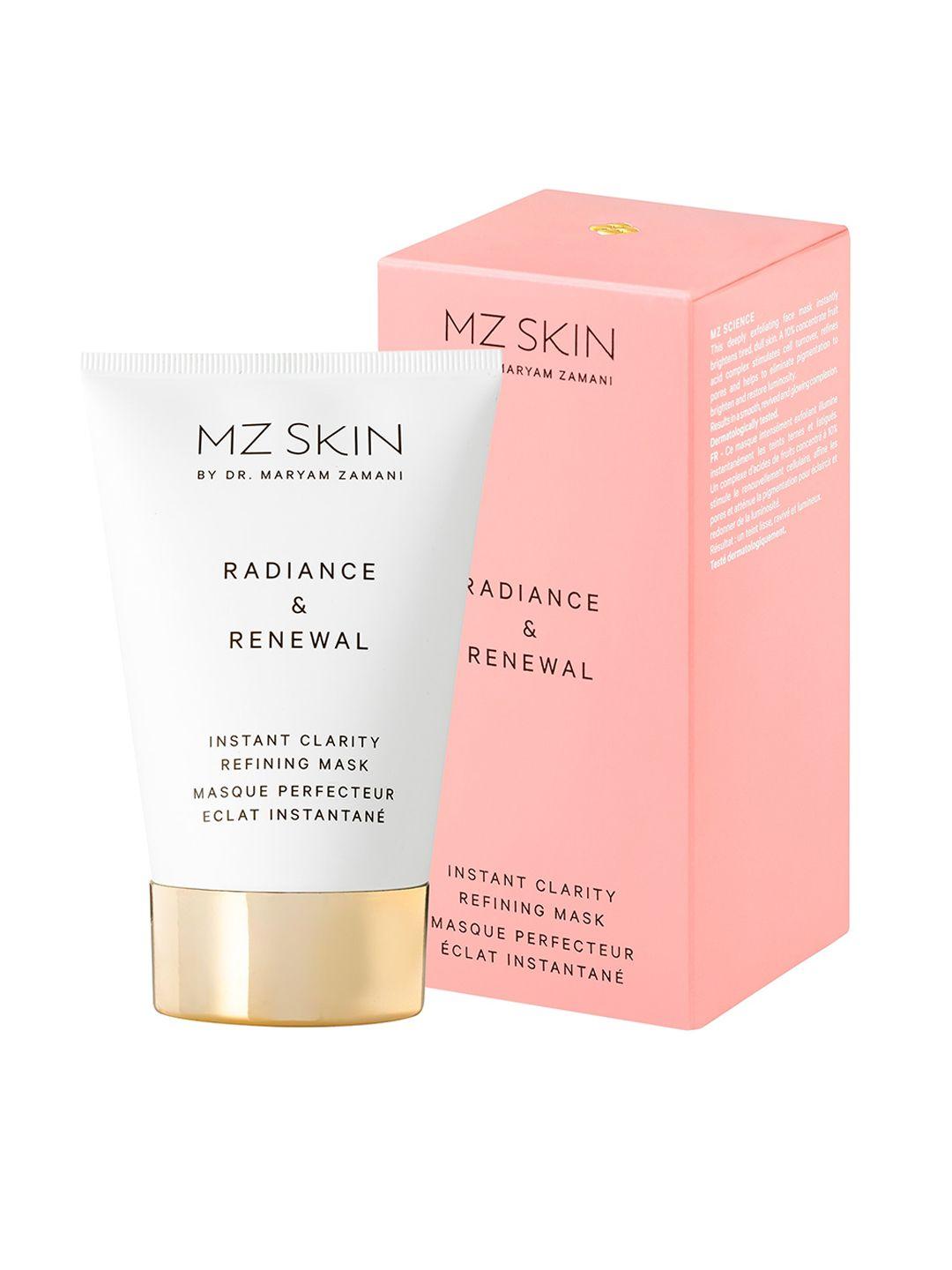 mz skin radiance & renewal aha instant clarity refining mask - 100ml
