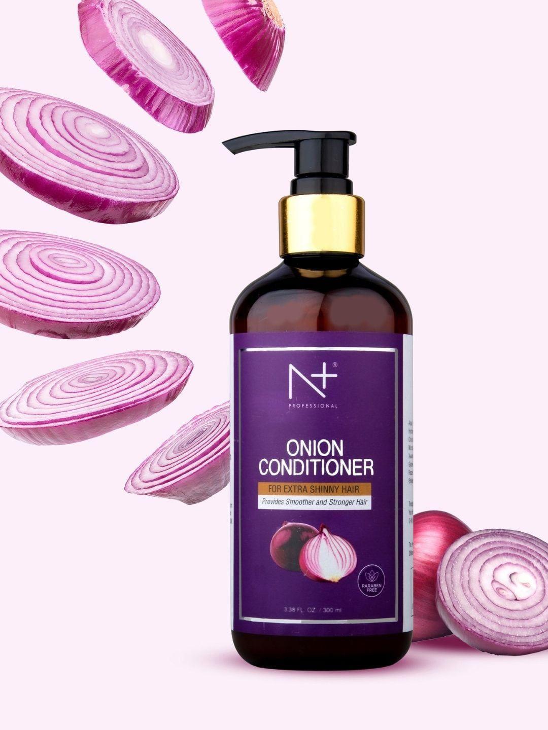 n plus professional onion hair conditioner for extra shiny hair - 300ml