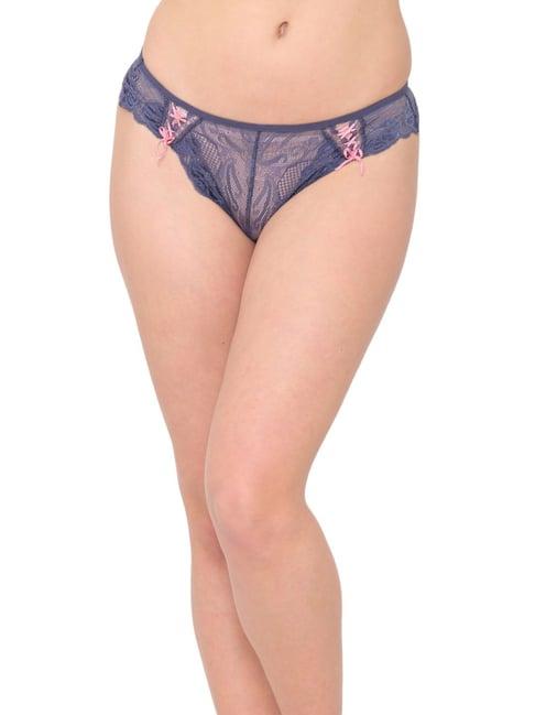 n-gal blue lace bikini panty