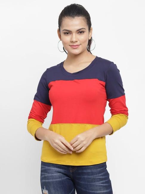 n-gal multicolor cotton t-shirt