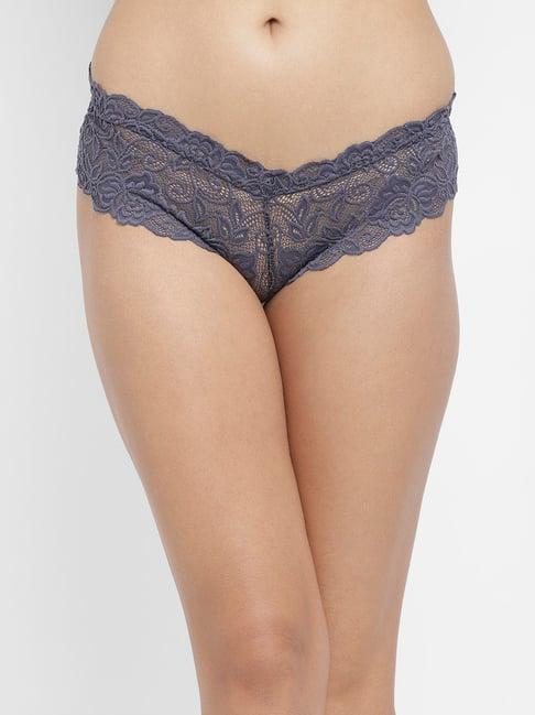 n-gal navy lace hipster panty