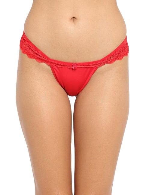 n-gal red lace panty