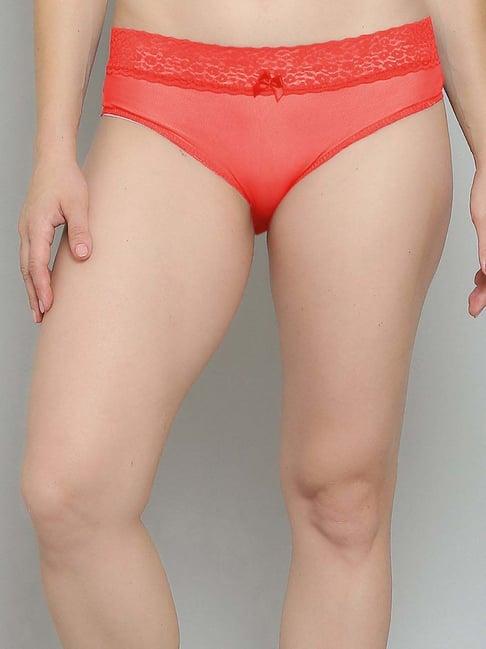 n-gal red lace work panty