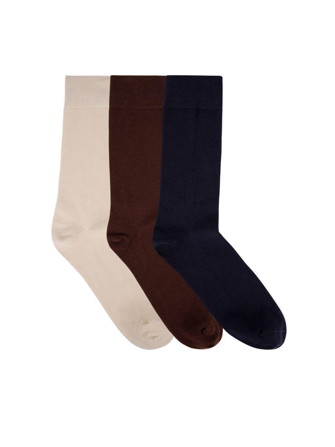 n2s next2skin men pack of 3 assorted calf-length socks