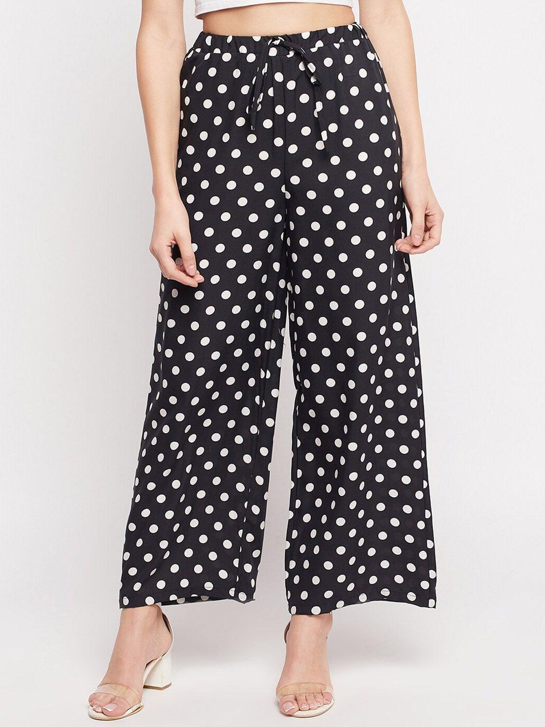 nabia women printed relaxed high-rise trousers