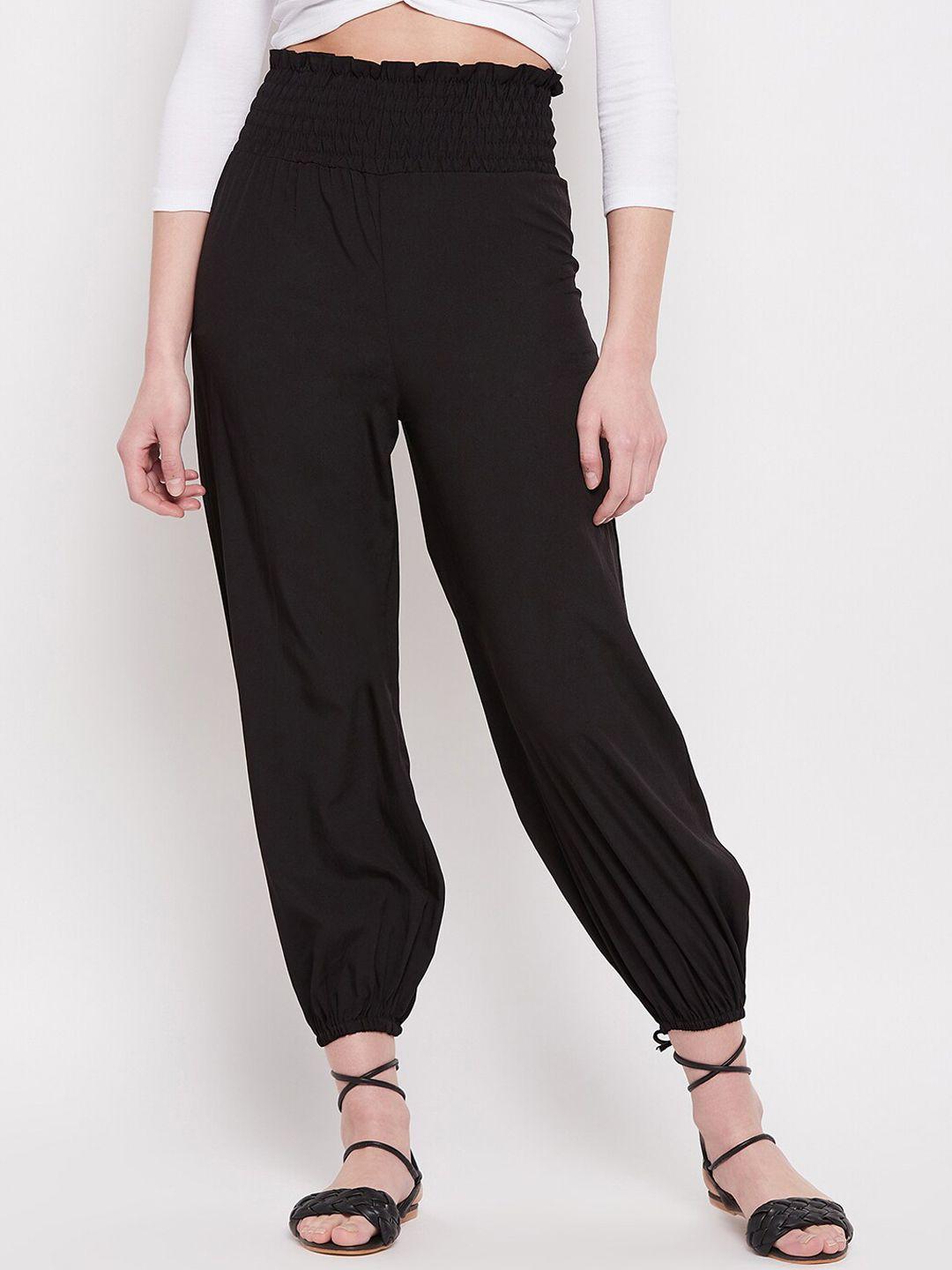 nabia women relaxed high-rise trousers