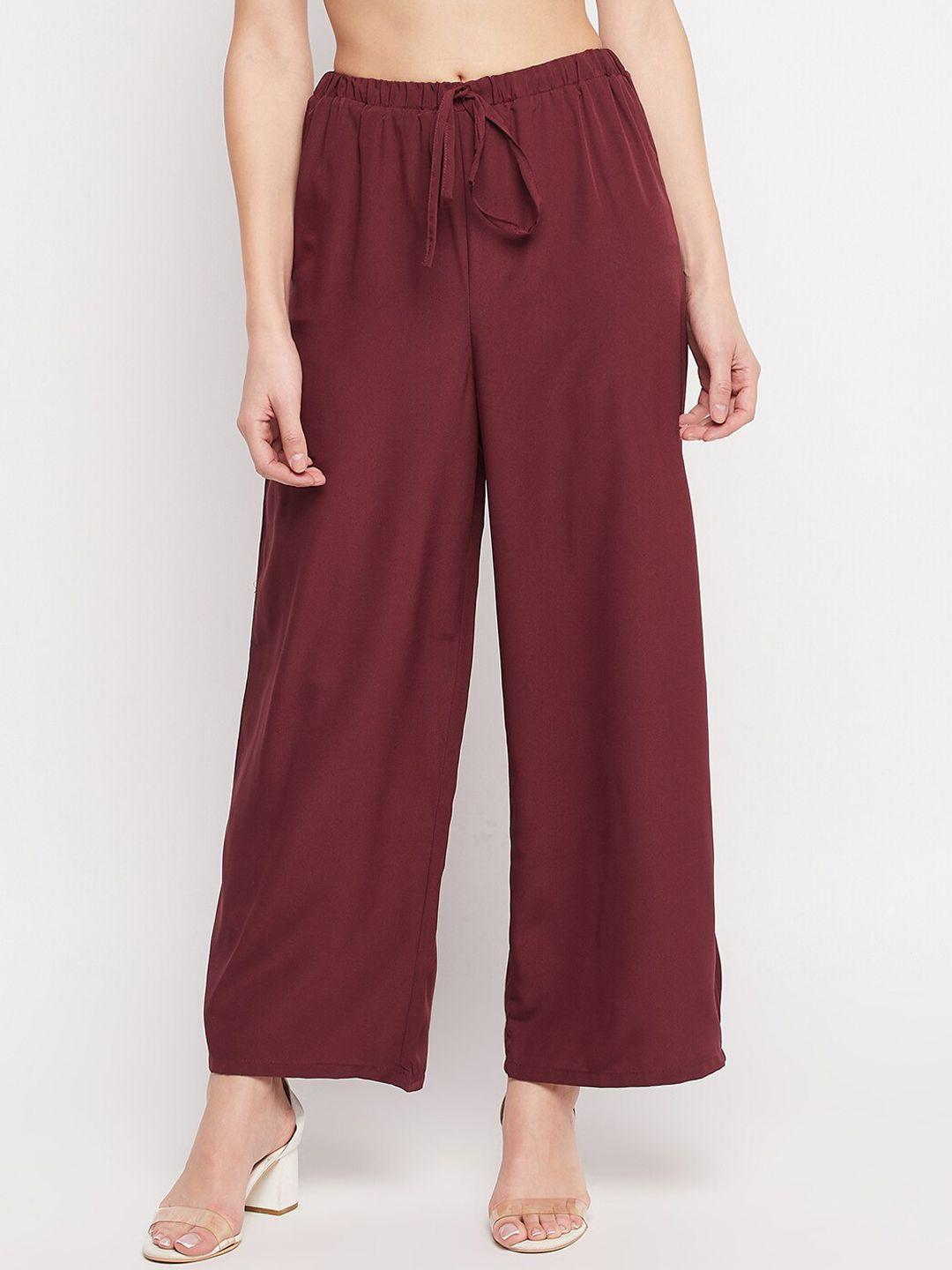 nabia women relaxed high-rise trousers