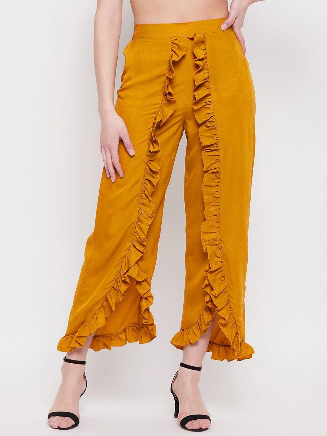 nabia women relaxed high-rise trousers