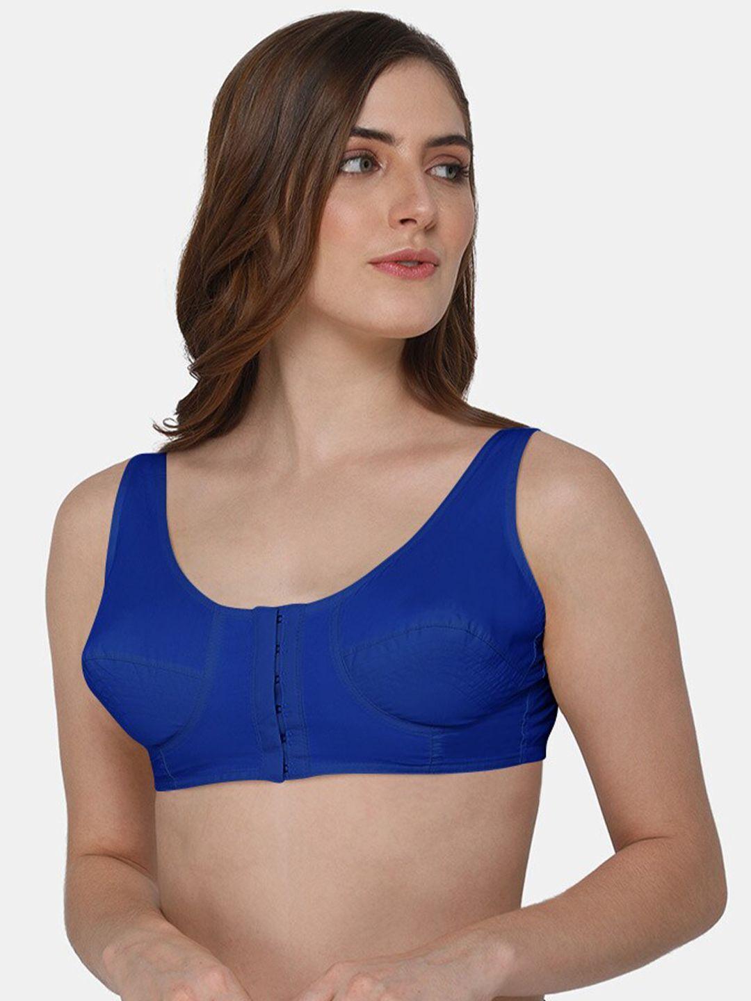 naidu hall full coverage front open cotton bra with  all day comfort