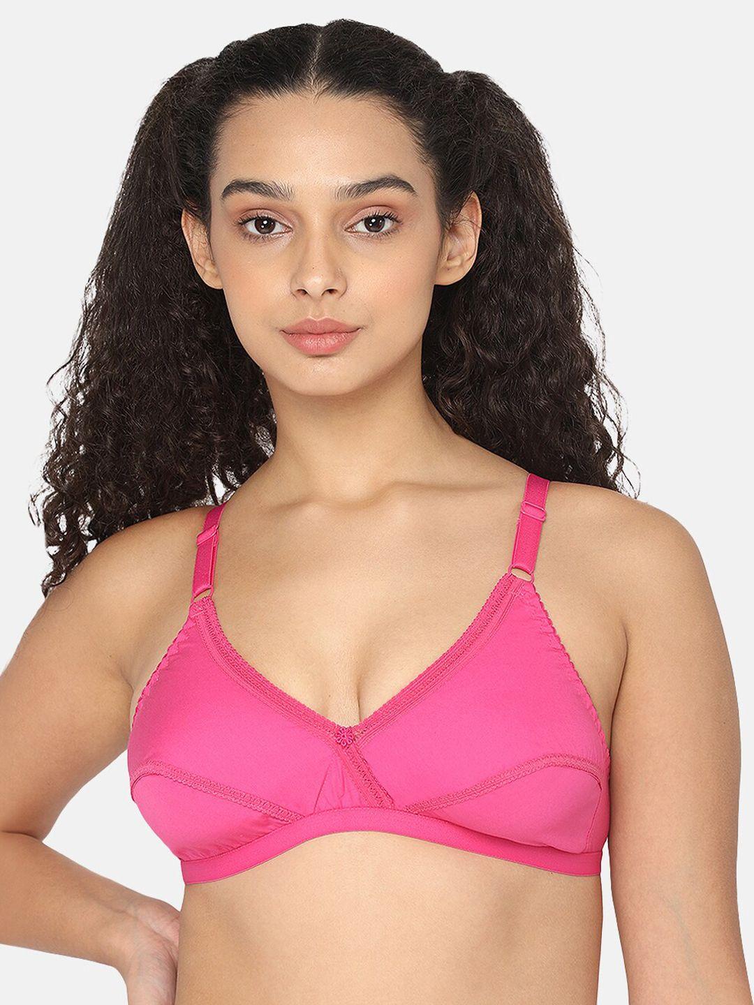 naidu hall medium coverage pure cotton super support everyday bra with all day comfort