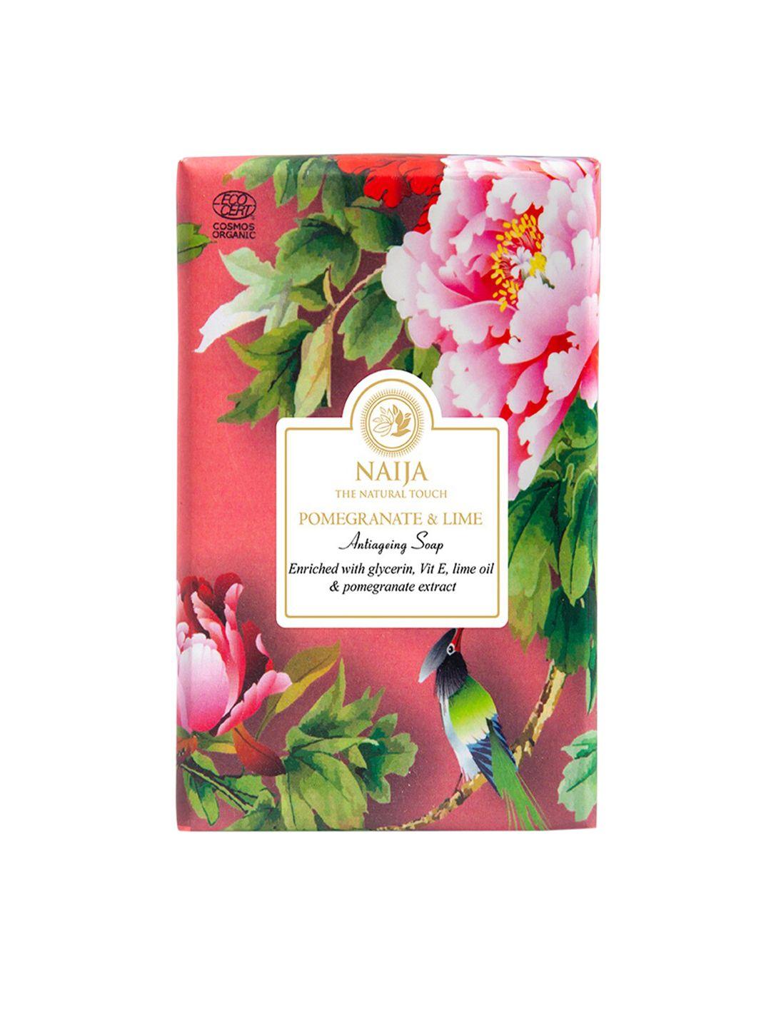 naija organic pomegranate and lime anti ageing soap - 100g