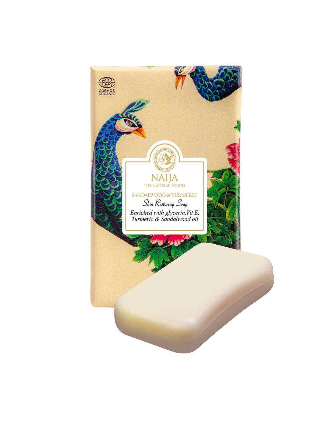 naija unisex organic sandal wood and turmeric skin restoring soap