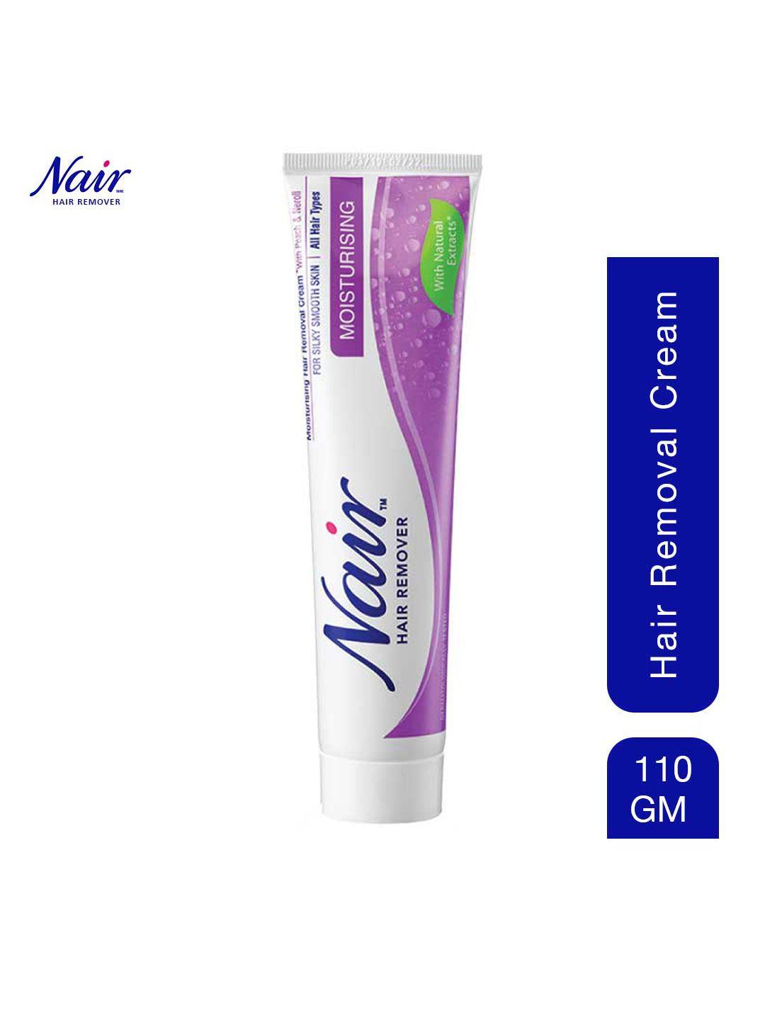 nair moisturizing hair removal cream with neroli extract 110 g