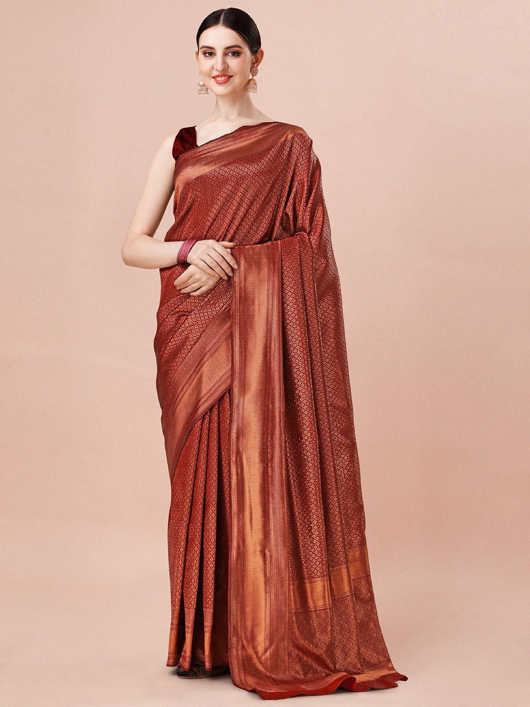 naishu trendz woven design pure silk kanjeevaram saree