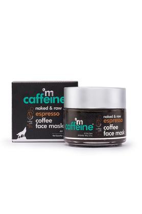 naked & raw espresso coffee face mask with natural aha & bha