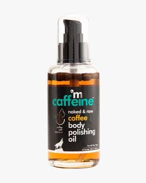 naked & raw coffee body polishing oil