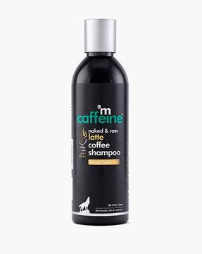 naked & raw latte coffee shampoo