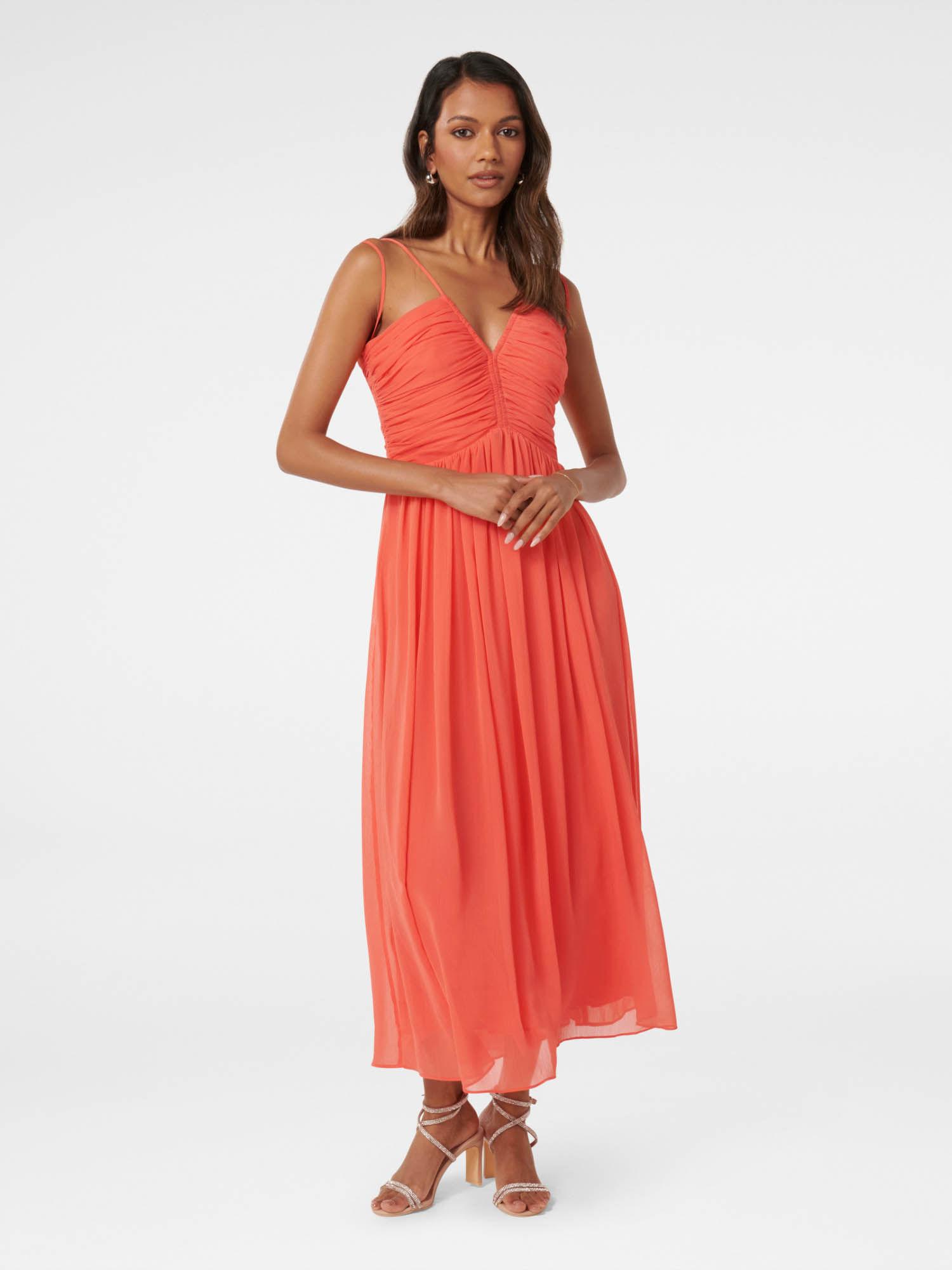 nakita petite ruched bodice maxi dress