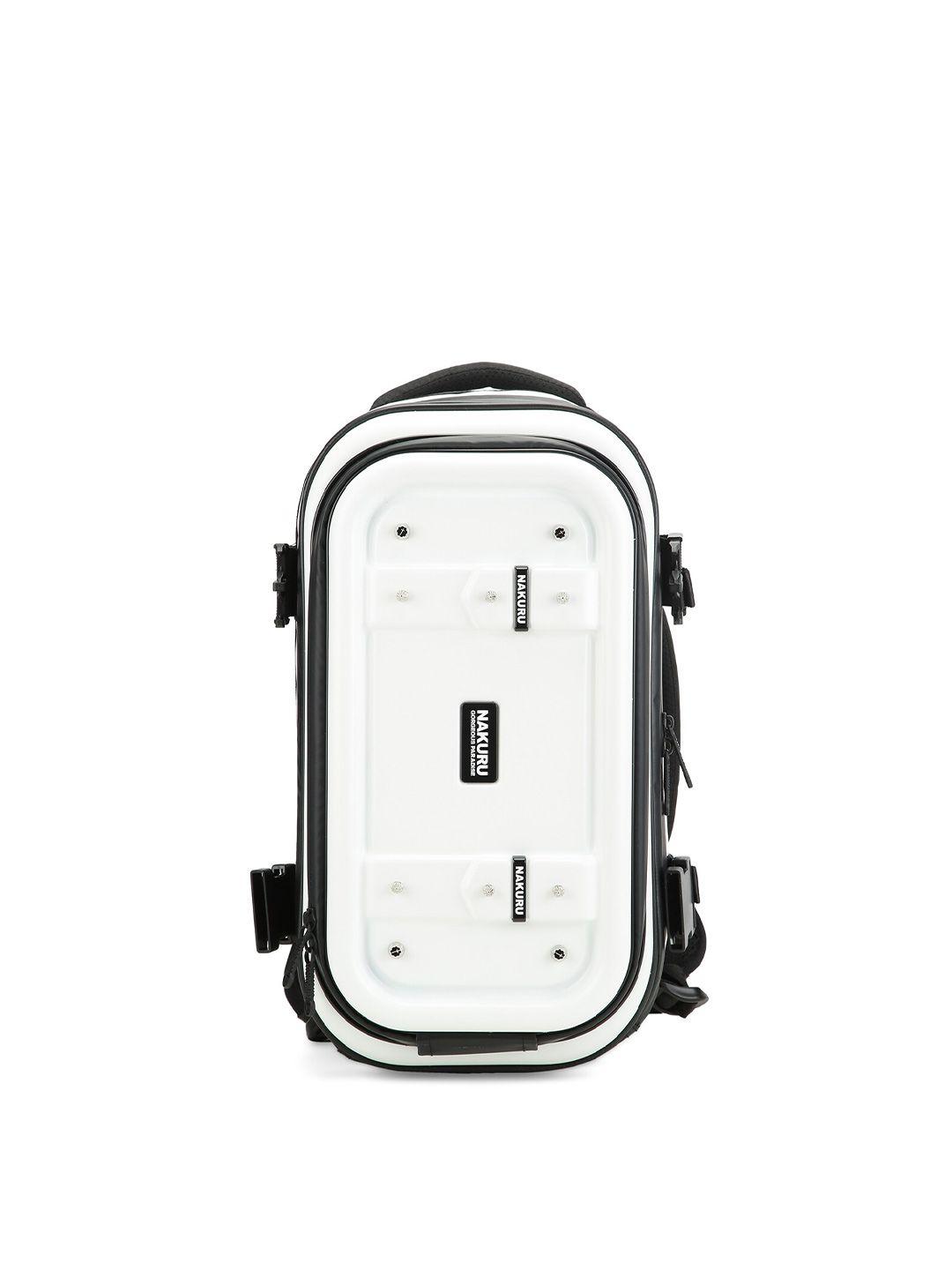 nakuru ae-6007 pu material white hard & soft s16 medium backpack