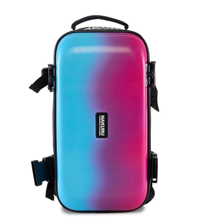 nakuru blue purple nomad essentials hard soft backpack