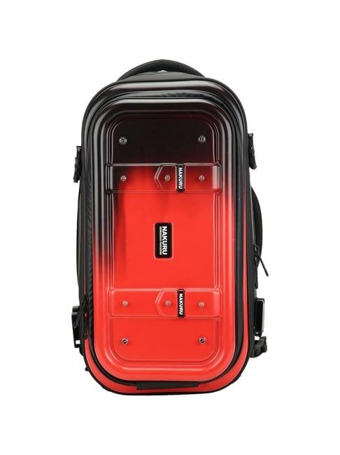 nakuru horizon travel gear 30 ltrs red & black medium backpack