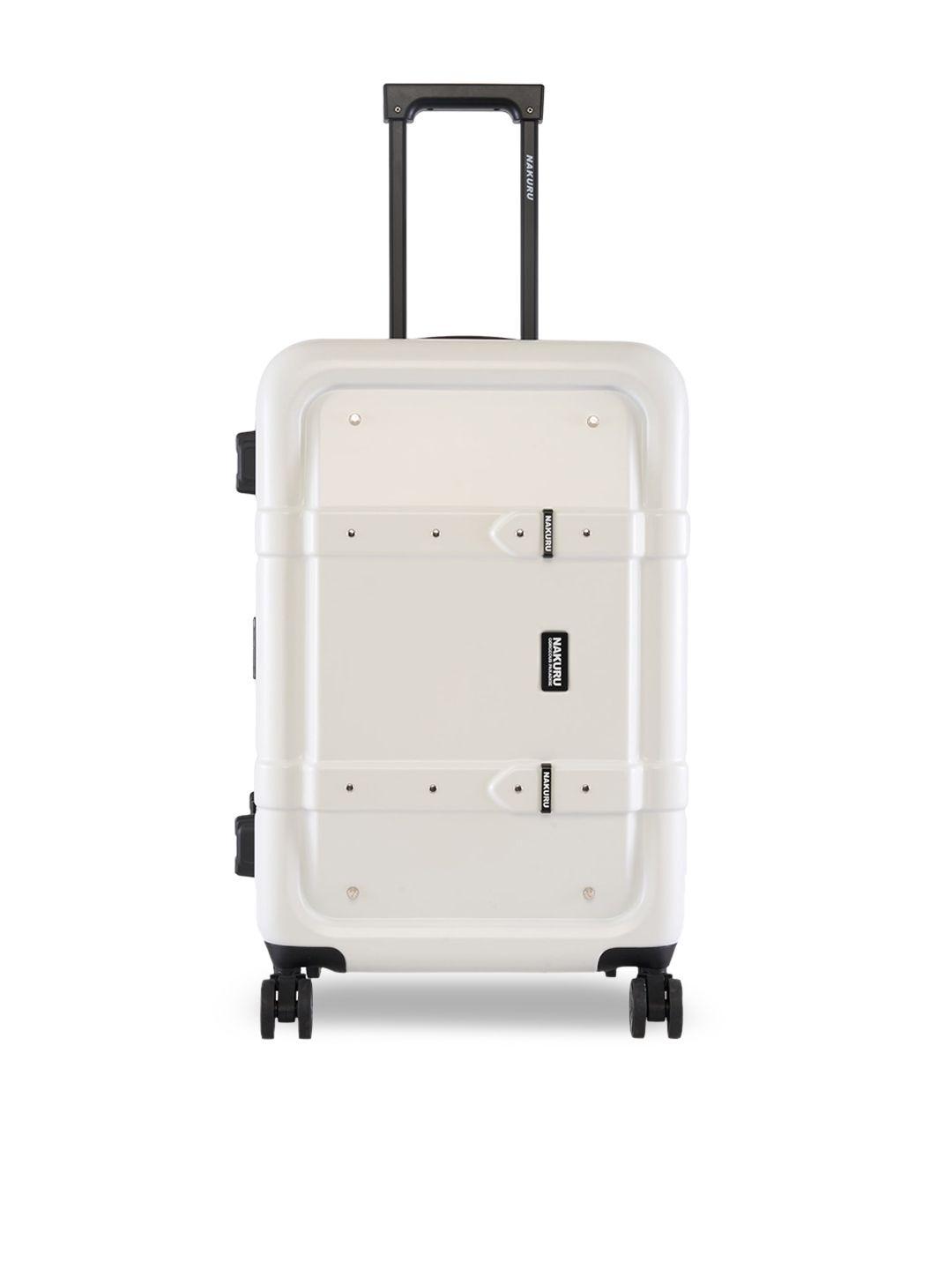 nakuru textured hard-sided medium trolley suitcase