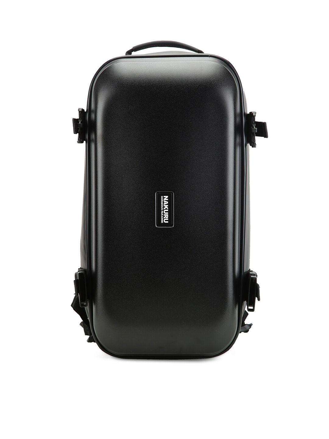 nakuru unisex black range black matte color soft case backpack