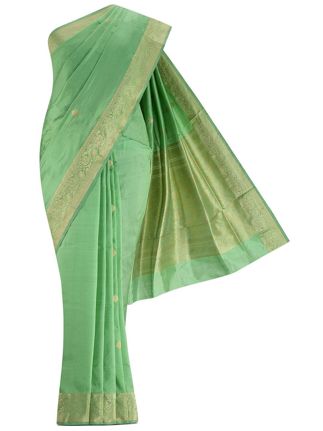 nalli woven design tussar silk saree
