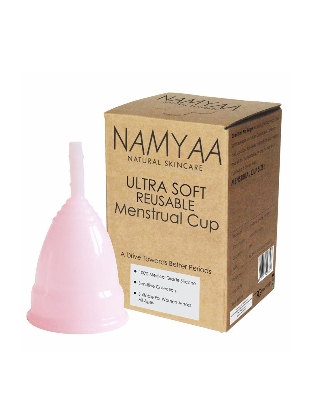 namyaa reusable menstrual cup with medical grade silicon - small