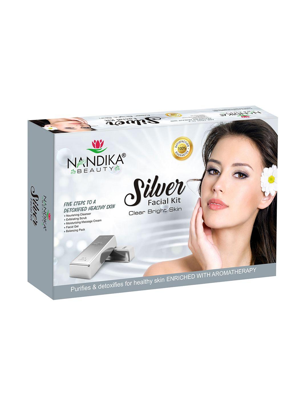 nandika beauty silver facial kit with aromatherapy - 310g