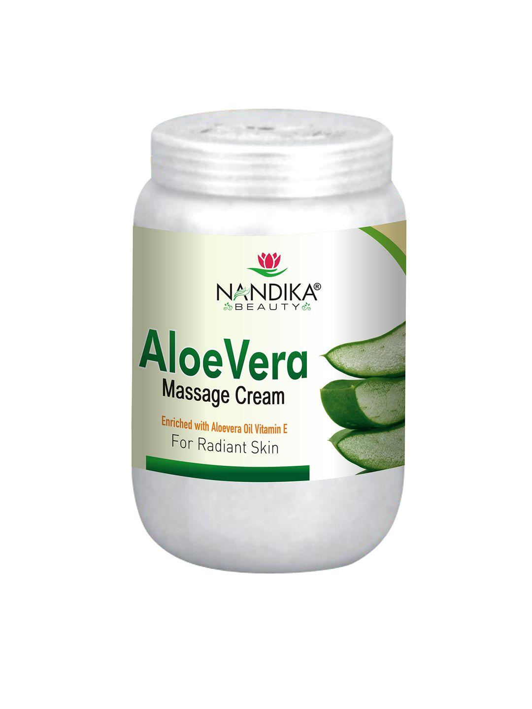 nandika beauty aloevera massage cream with vitamin e 800 g