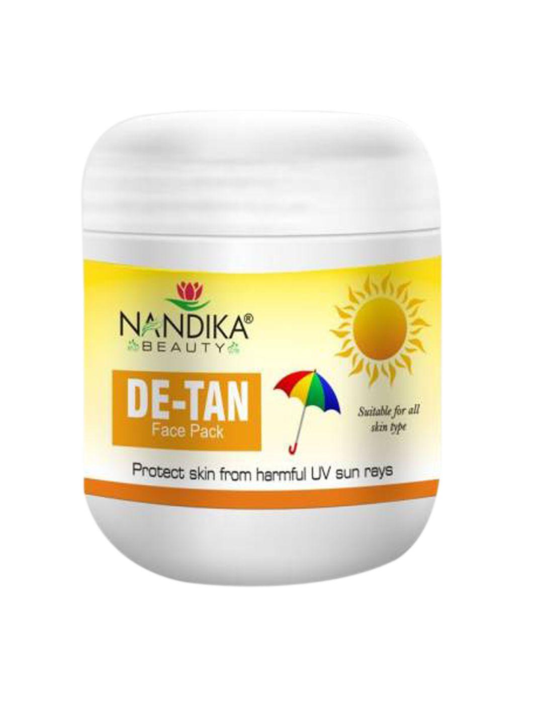 nandika beauty de-tan face pack for uv skin protection - 500 g