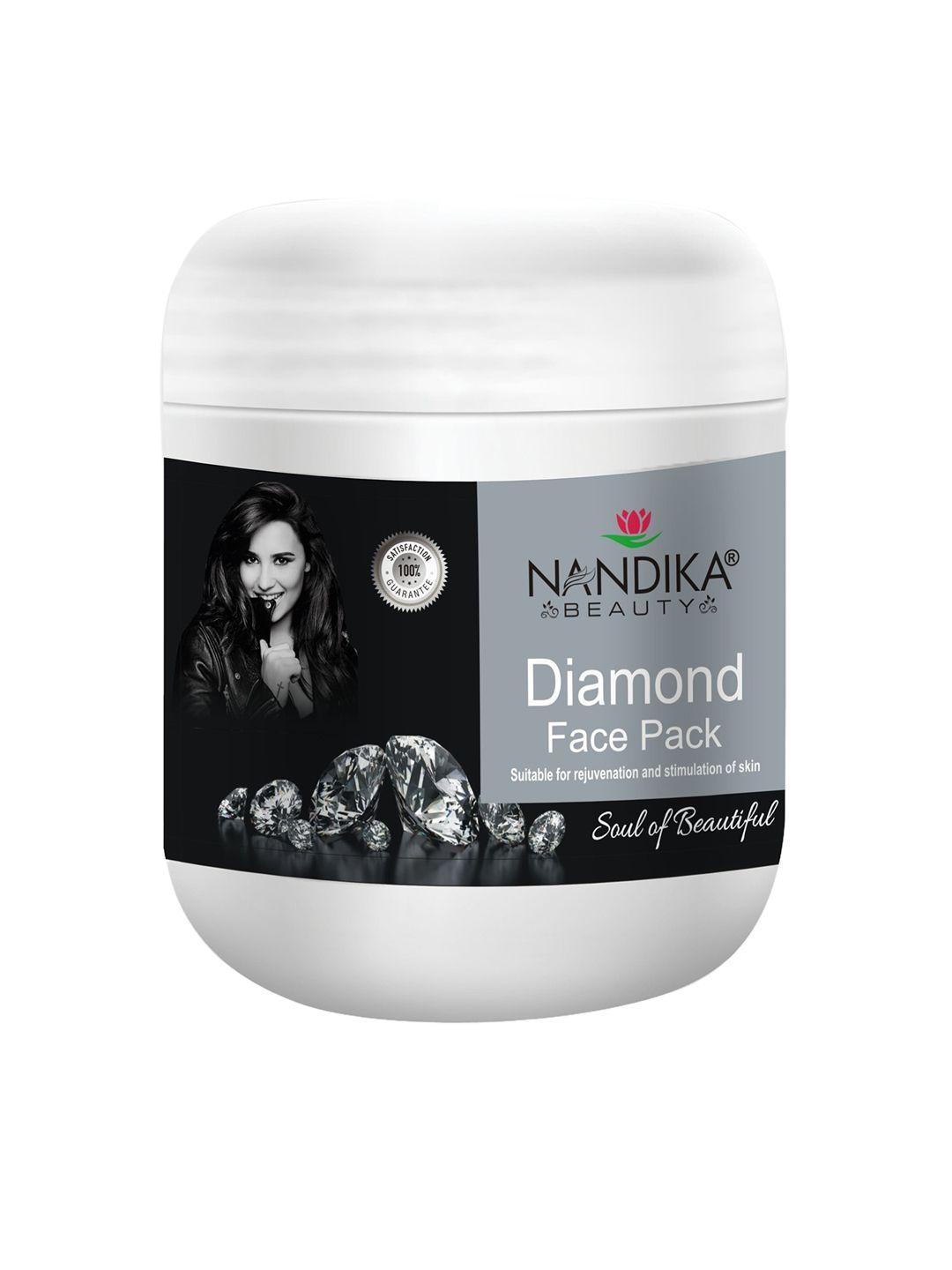 nandika beauty diamond face pack for rejuvenation & skin stimulation - 500 g
