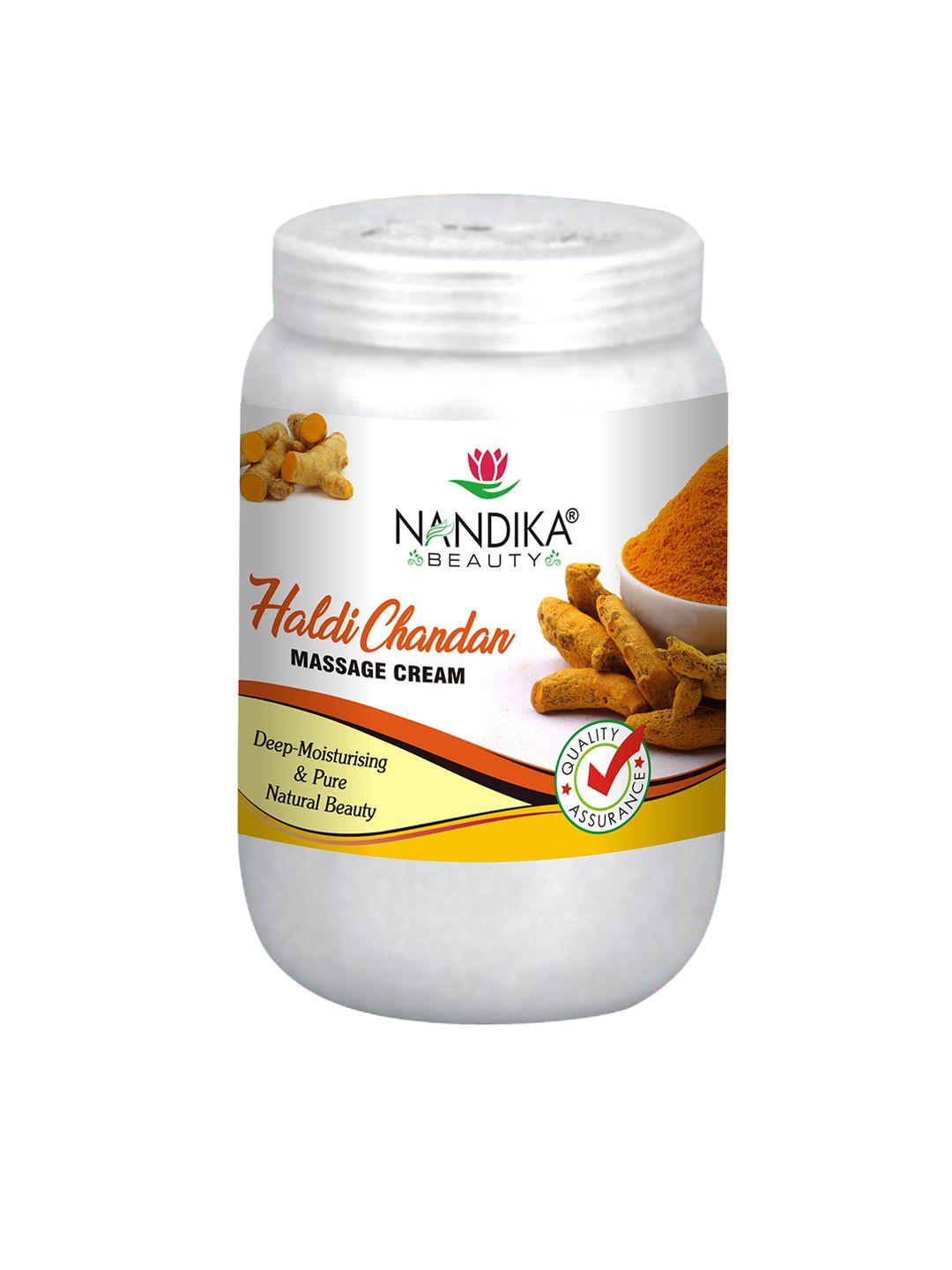 nandika beauty haldi chandan massage cream - 800g