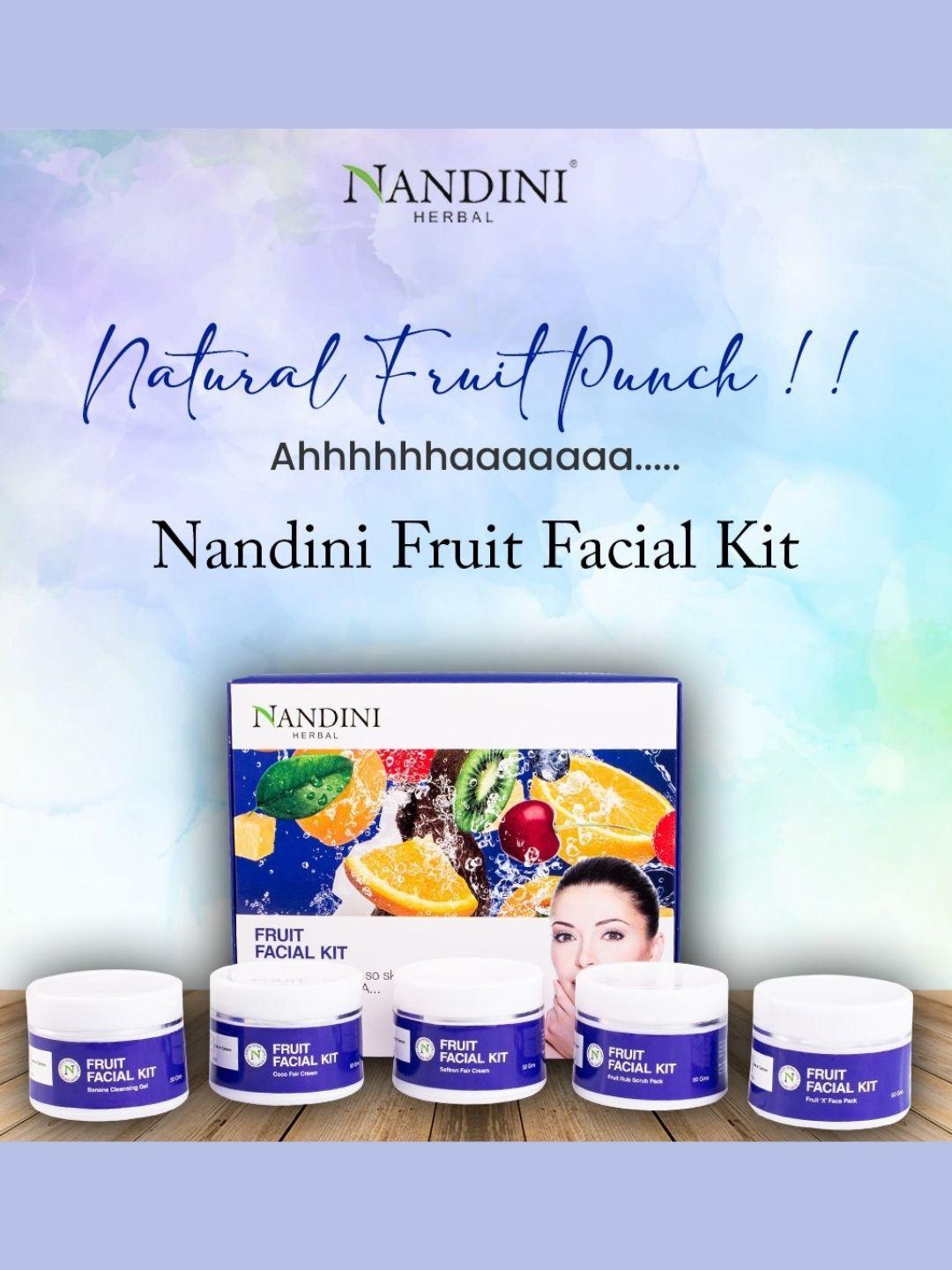 nandini herbal natural fruit punch ahhhhhhaaaaa facial kit