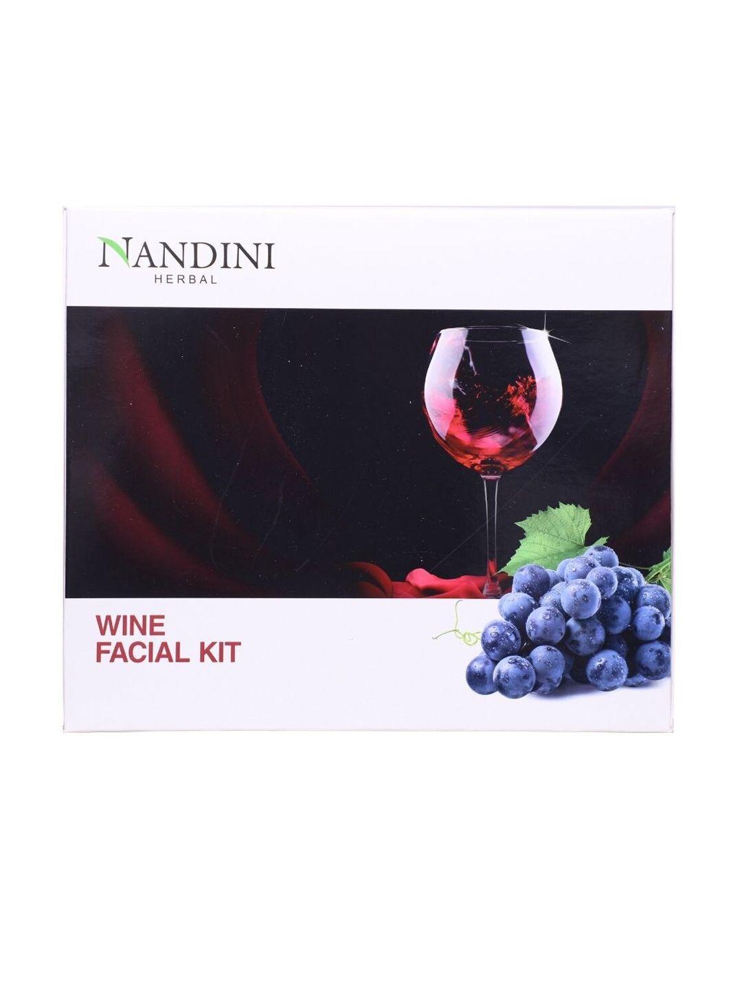 nandini herbal wine facial kit