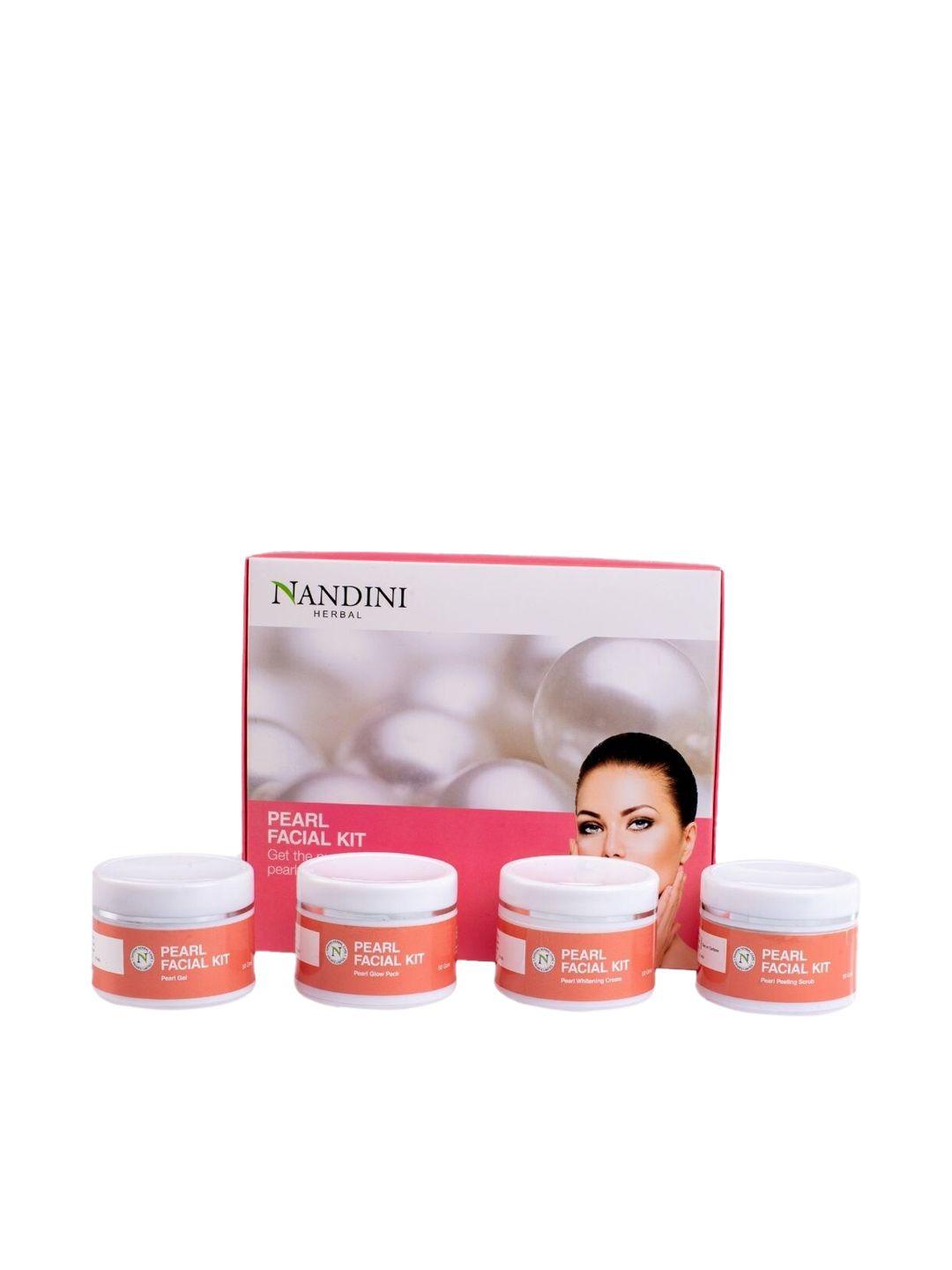 nandini herbal pearl facial kit 210 g